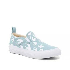 MCQ Alexander MCQueen Women's Swallow Light Blue Slip On Sneaker Size 41 /. US 1